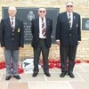 Les, Jake,derrick at the Falkand's Memorial NMA